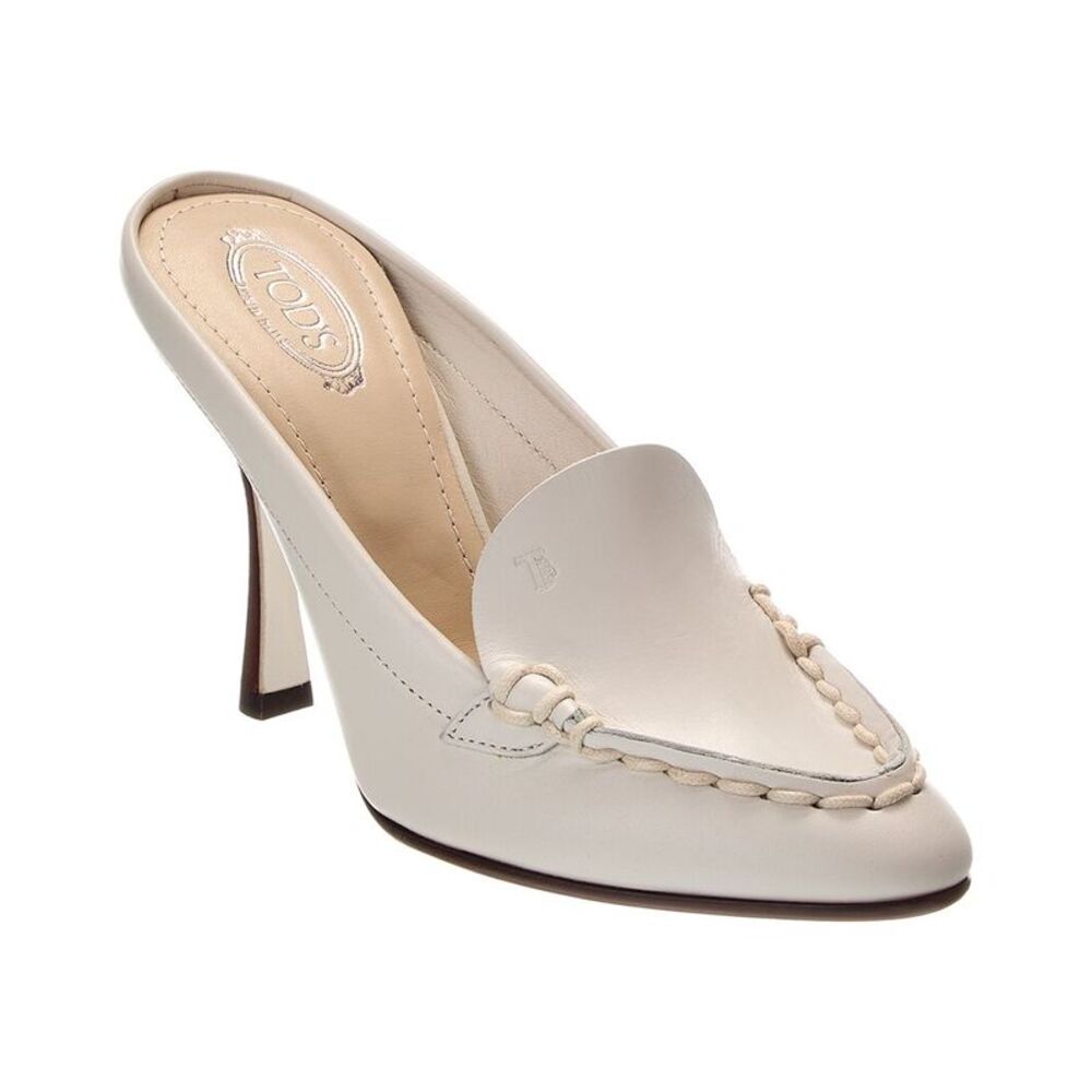 Tod's Leather Mule, White
